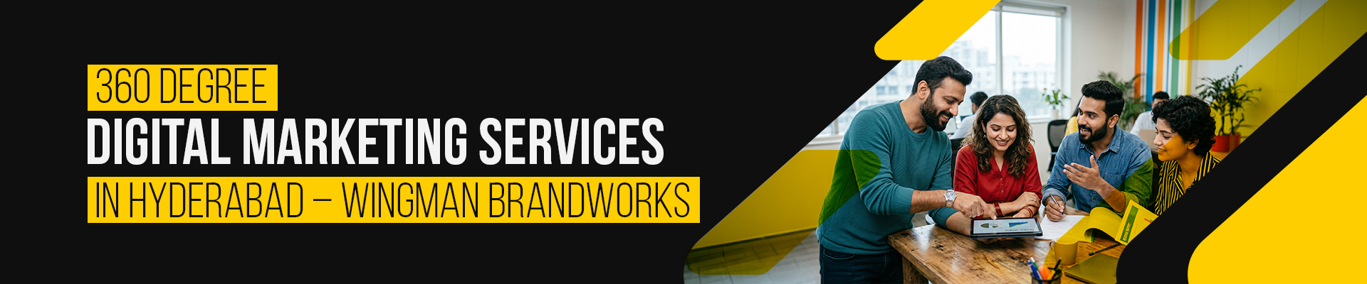 360 Degree Digital Marketing Services in Hyderabad Banner