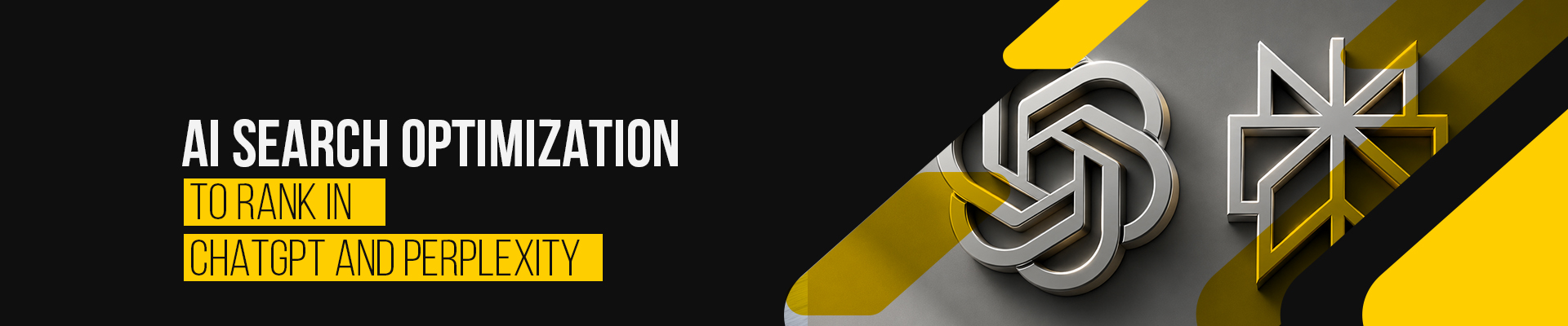 AI Search Optimization Strategies Banner