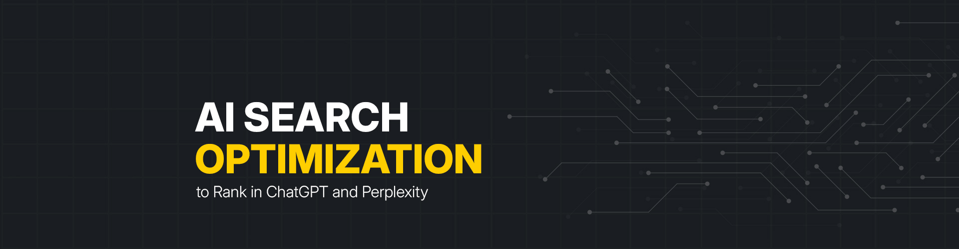 AI Search Optimization Strategies Banner