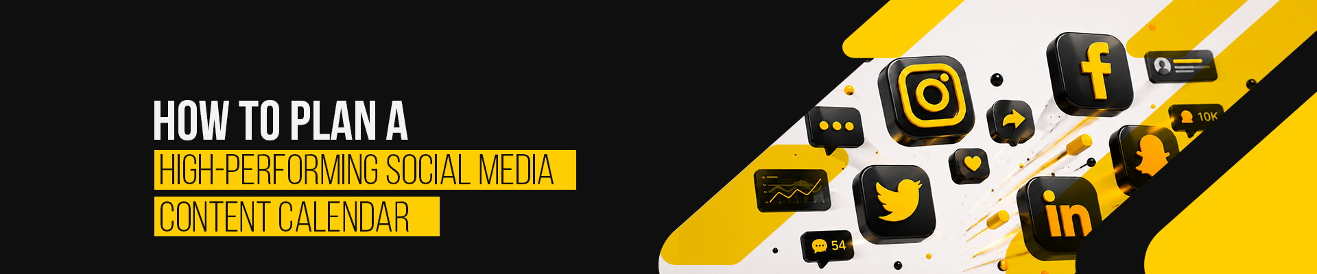 Social Media Content Calendar Planning Guide Banner