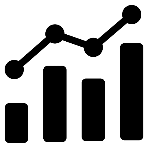 Performance Analytics and ROI Focus Icon